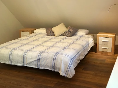 One of the two bedrooms